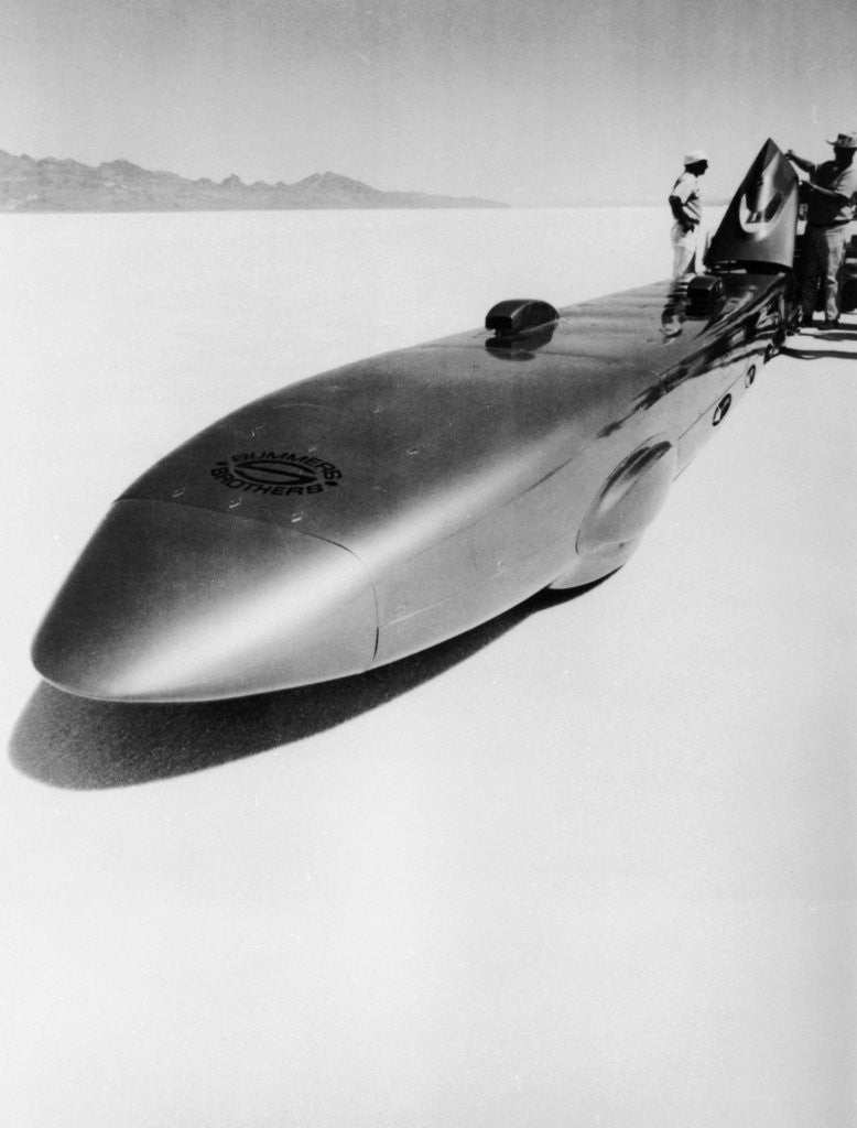 Detail of 'Goldenrod' Land Speed Record car by Anonymous