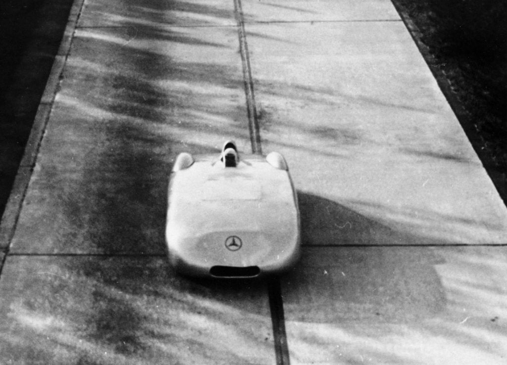 Detail of Mercedes-Benz Streamliner car, 1938 by Unknown