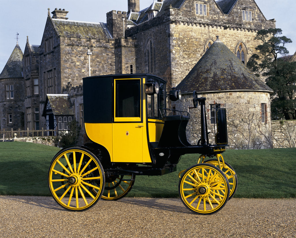 Detail of 1897 Bersey Electric Taxi by Unknown