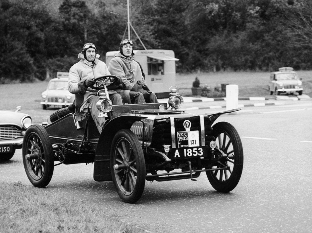 Detail of 1903 De Dietrich on the London to Brighton Run, 1967 by Unknown