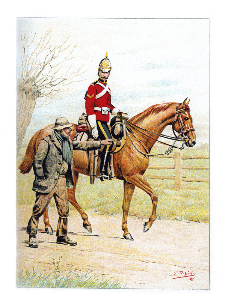 Detail of 1st (Royal) Dragoons by Geoffrey Douglas Giles