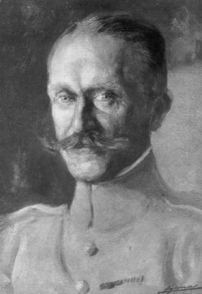 Detail of General Duval, head of the French air force by Anonymous