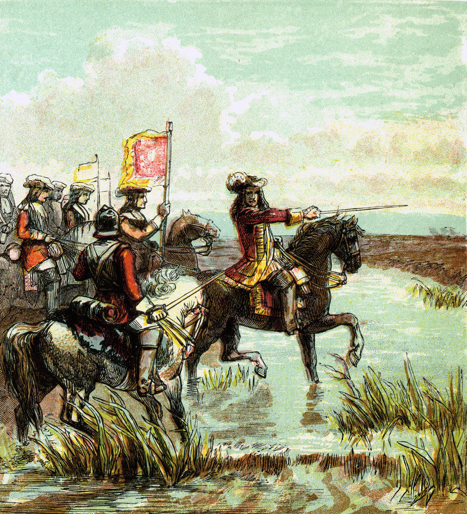 Detail of The Battle of The Boyne by Anonymous