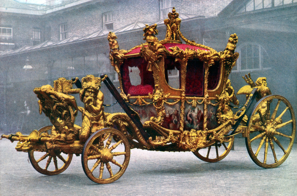 Detail of The Gold State Coach by Anonymous