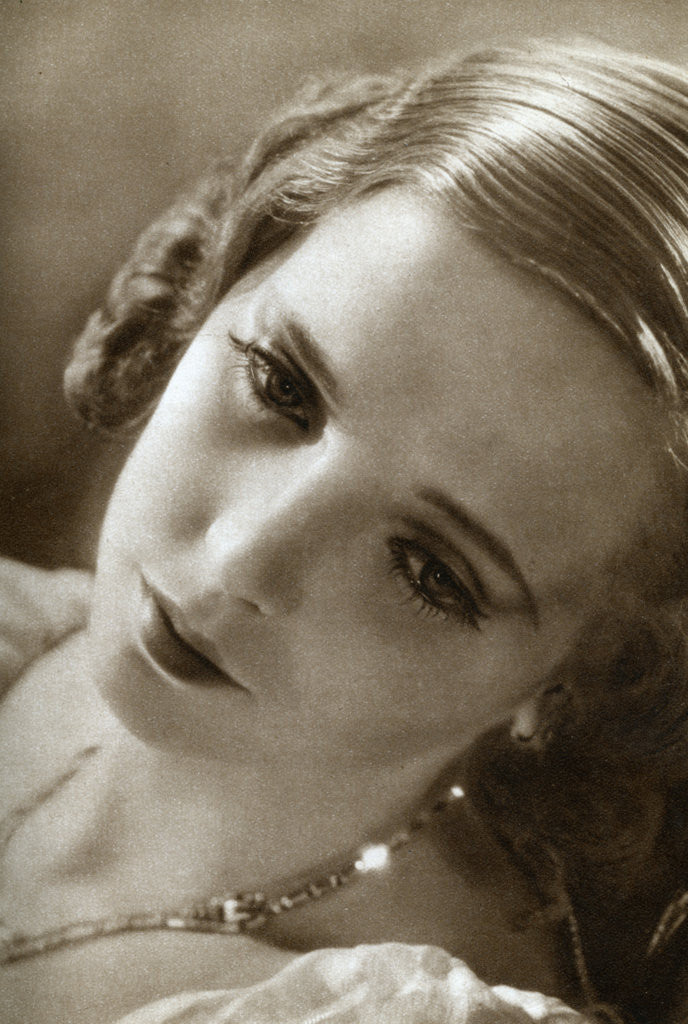 Detail of Jessie Matthews, British actress by Anonymous