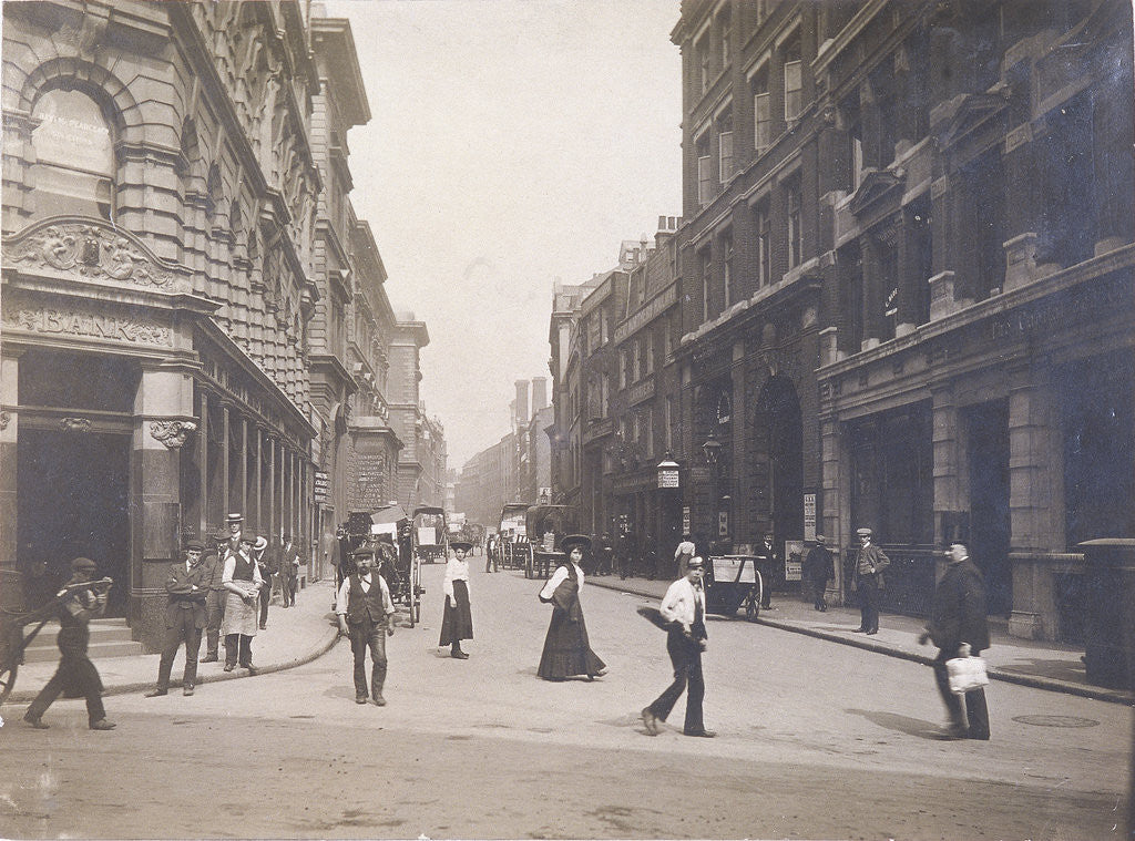 Detail of Whitecross Street from Fore Street, London by Anonymous