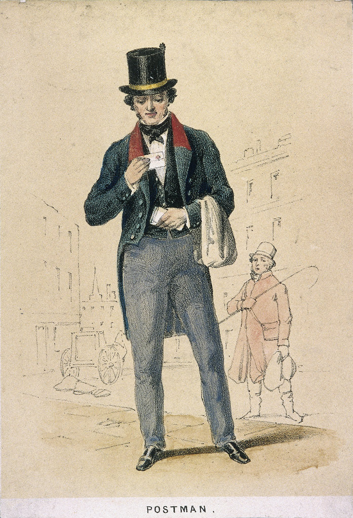 Detail of A postman by Day & Son