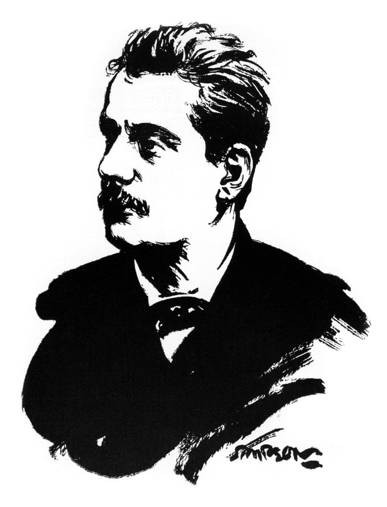 Detail of Giacomo Puccini, Italian composer by Joseph Simpson