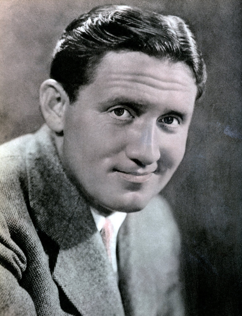 Detail of Spencer Tracy, American film actor by Anonymous