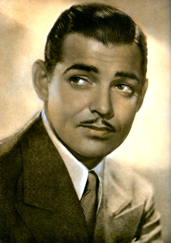 Detail of Clark Gable, American actor by Anonymous