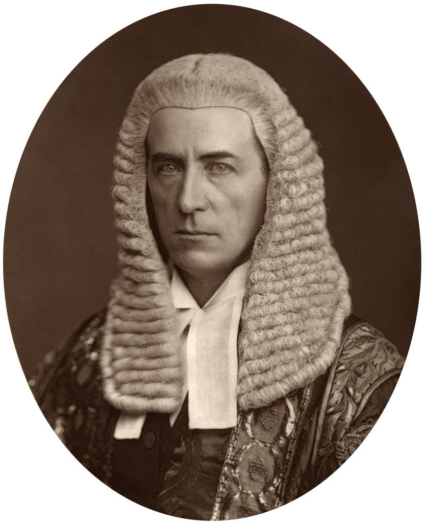 Detail of Alfred Henry Thesiger, Lord Justice of Appeal by Lock & Whitfield