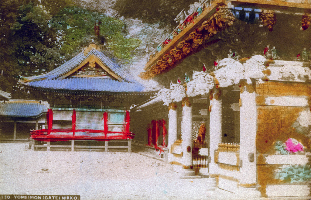 Detail of The Yomeimon Gate of Tosho-gu Shrine, Nikko, Japan by Anonymous