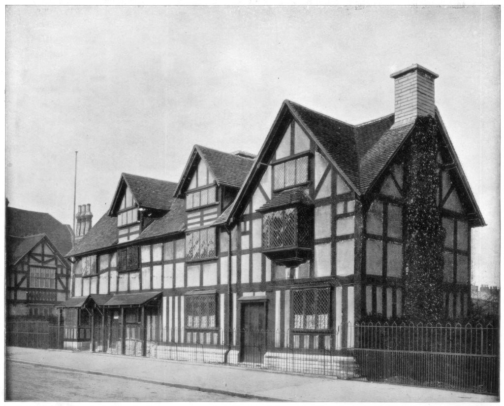 Detail of William Shakespeare's house, Stratford-upon-Avon, Warwickshire by John L Stoddard