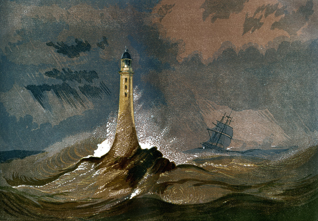 Detail of Smeaton's Eddystone Lighthouse, Devon by Anonymous