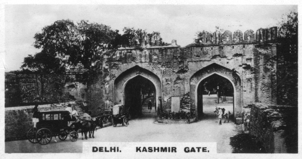 Detail of Kashmir Gate, Delhi, India by Anonymous