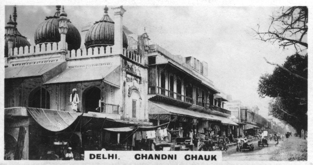 Detail of Chandni Chowk, Delhi, India by Anonymous