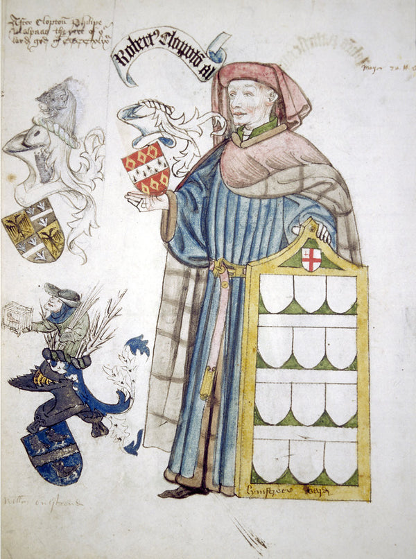 Robert Clopton, Lord Mayor of London 1441-1442, in his aldermanic robes ...