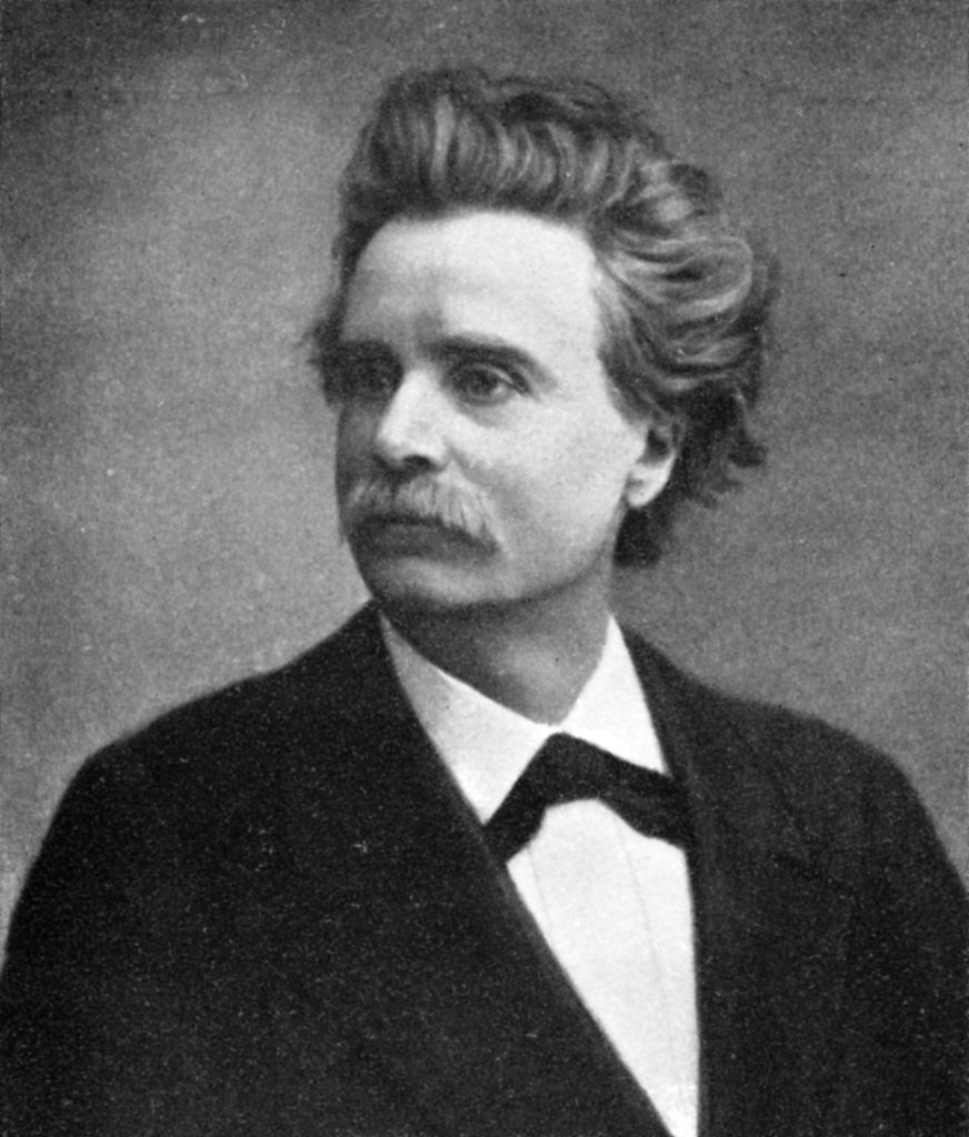 Detail of Edvard Hagerup Grieg, (1843-1907), Norwegian composer and pianist by Anonymous