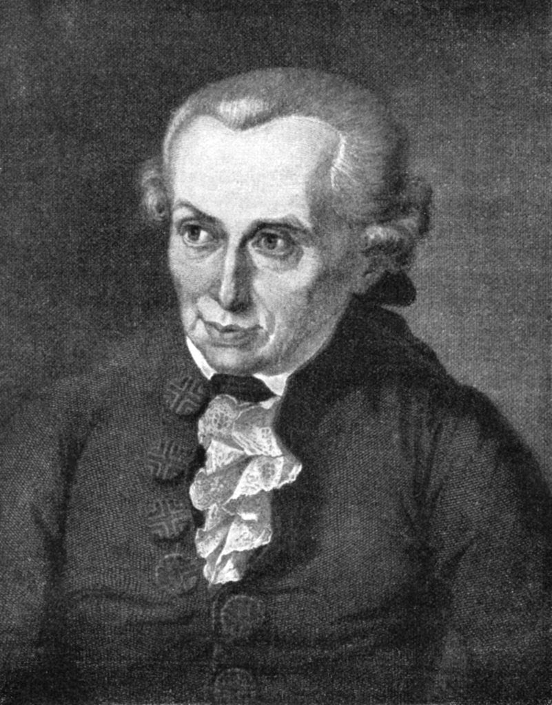 Detail of Immanuel Kant, German philosopher by Anonymous