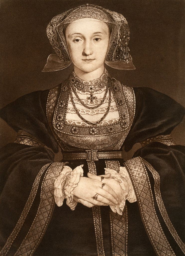 Detail of Anne of Cleves by Hans Holbein The Younger