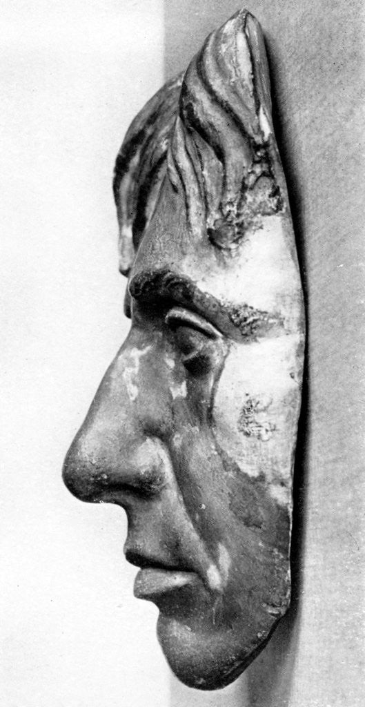 Detail of Death mask of Admiral Lord Nelson by Anonymous