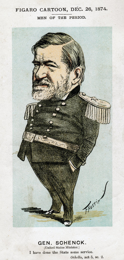 Detail of Robert C Schenck, US Army general and diplomat by Faustin