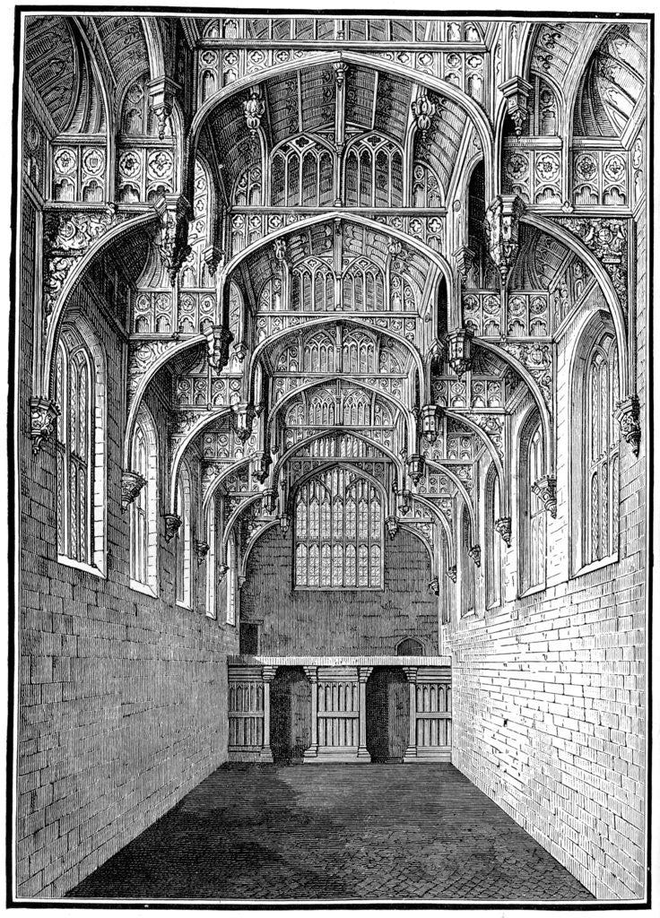 Detail of Great Hall, Hampton Court Palace, London by Anonymous