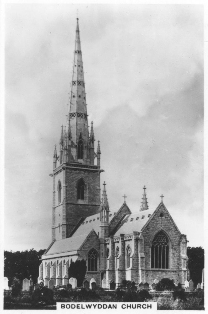 Detail of The Marble Church (St Margaret's Church), Bodelwyddan, north Wales by Anonymous