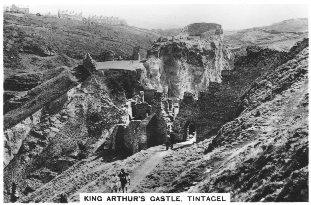 Detail of King Arthur's Castle, Tintagel by Anonymous