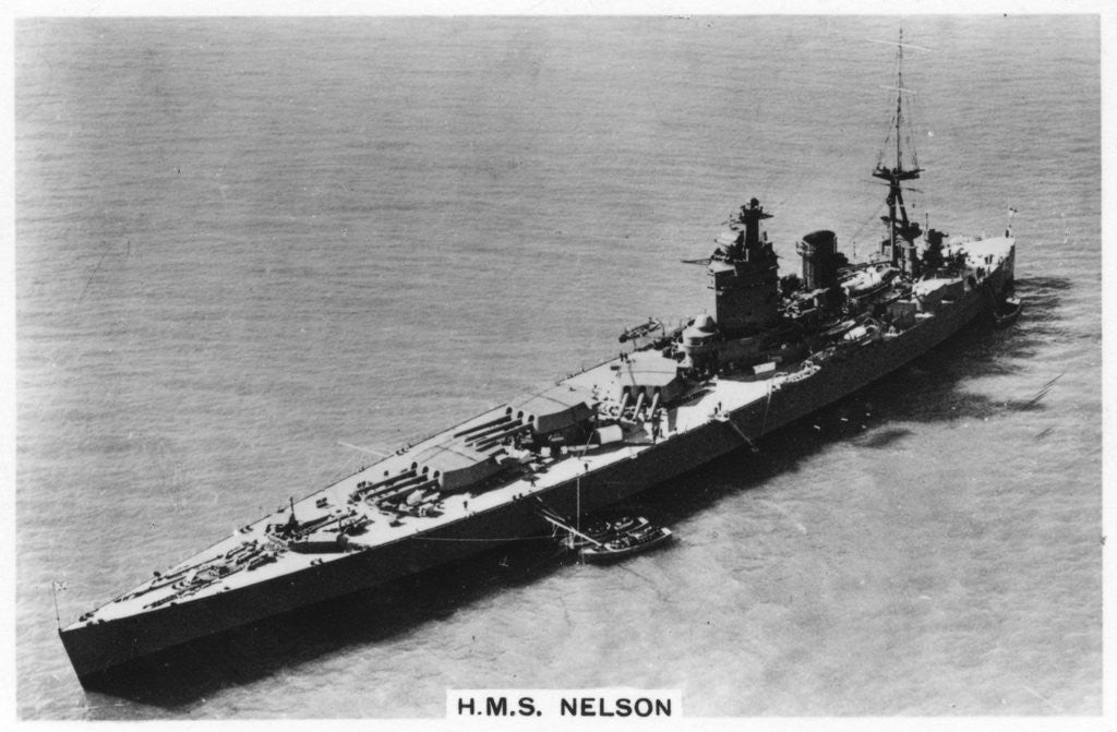 Detail of Battleship HMS Nelson by Anonymous