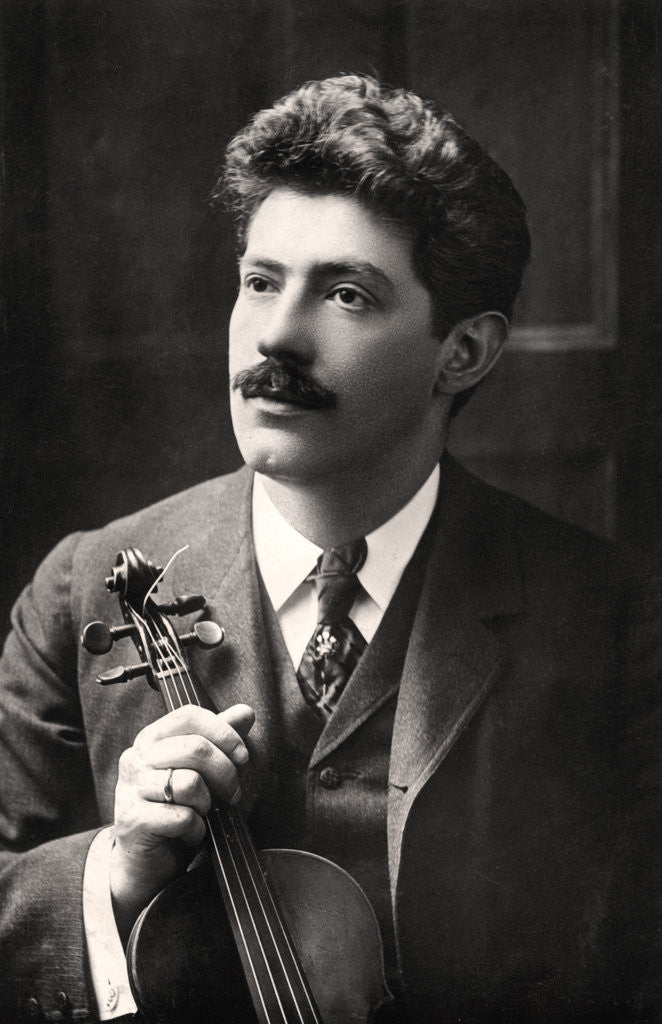 Detail of Fritz Kreisler (1875-1962), Austrian-born American violinist and composer by Rotary Photo
