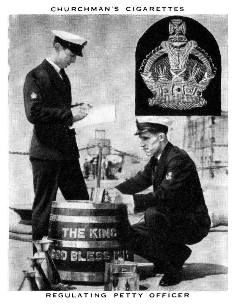 Regulating Petty Officer posters prints by WA AC Churchman