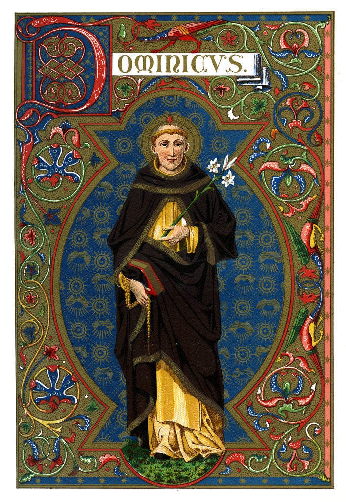 Detail of St Dominic by Anonymous