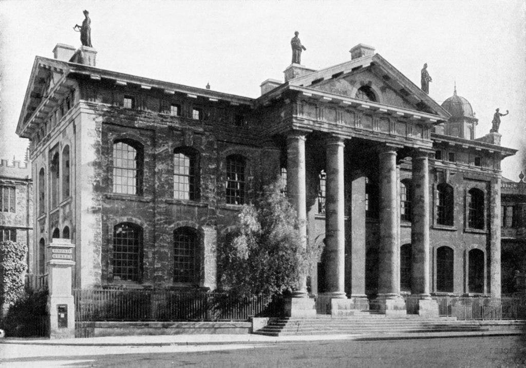 Detail of The Clarendon Building, Oxford by WF Taylor