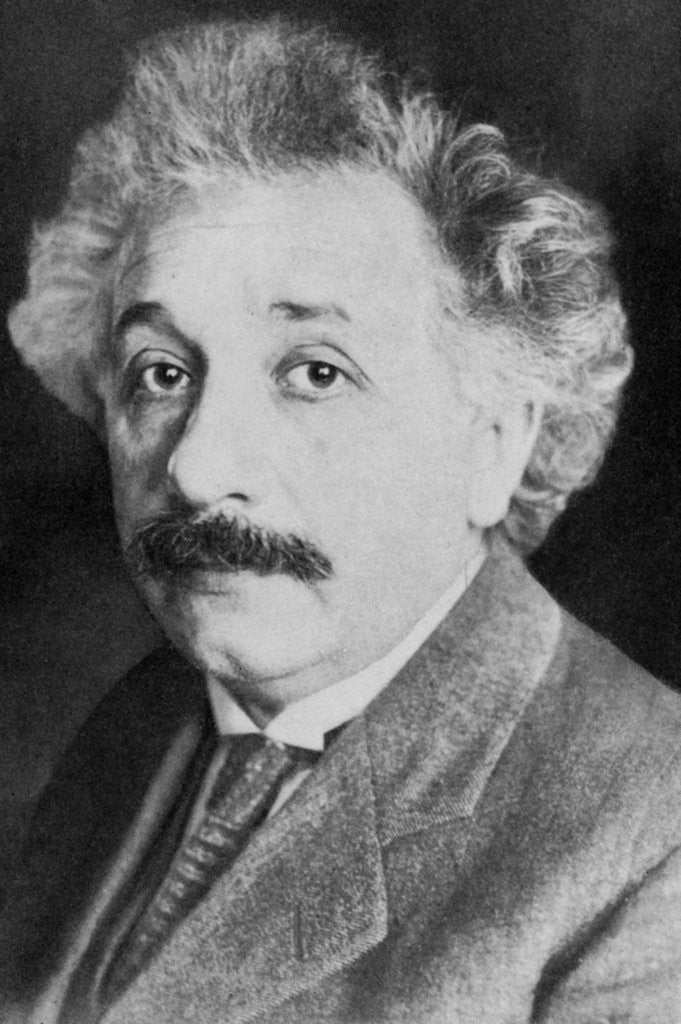 Detail of Albert Einstein, German-Swiss mathematician and theoretical physicist by Anonymous