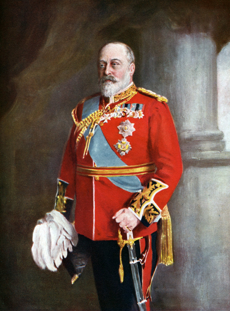 Detail of Edward VII by Anonymous