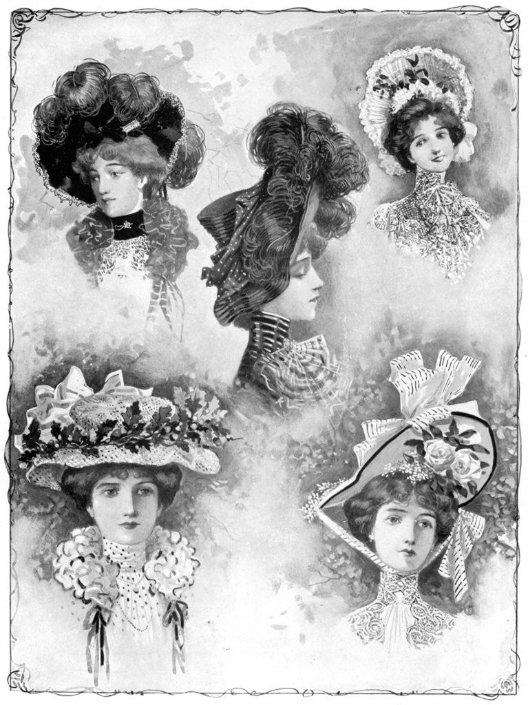 Detail of Fashions of 1902 by Anonymous