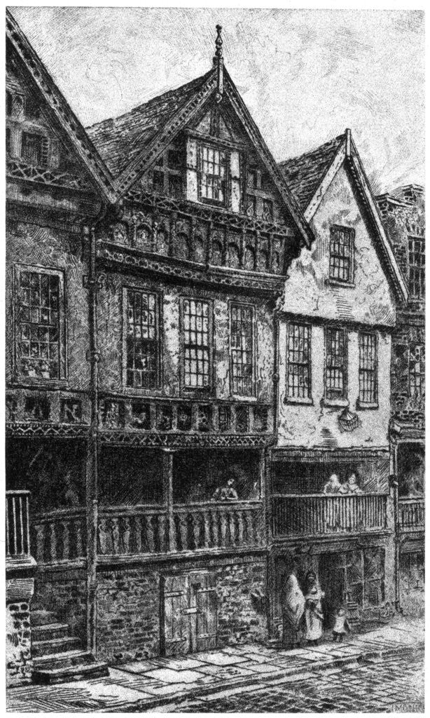 Detail of Bishop Lloyd's Palace, Chester by Anonymous