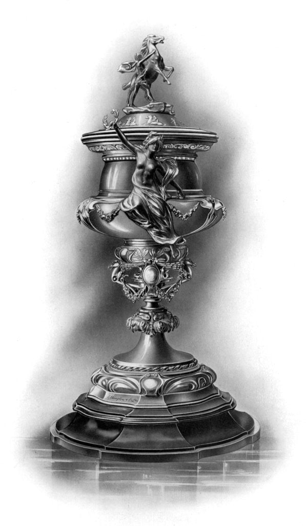 Detail of The Grand National Trophy by Elkington & Company