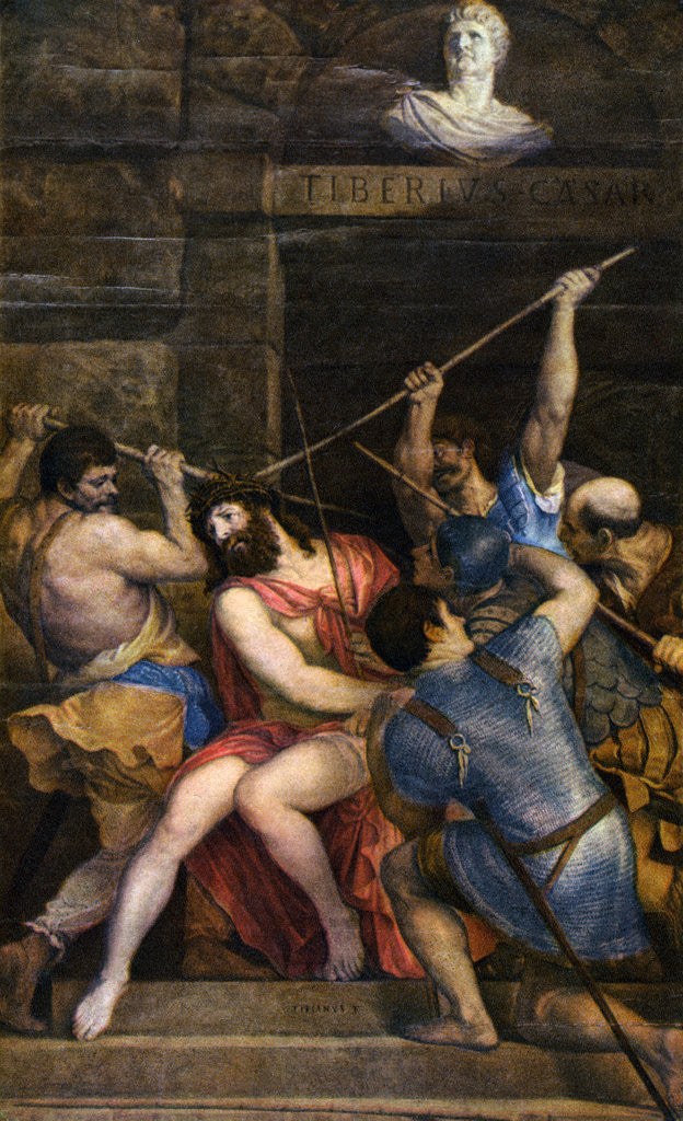 Detail of The Crowning with Thorns by Titian