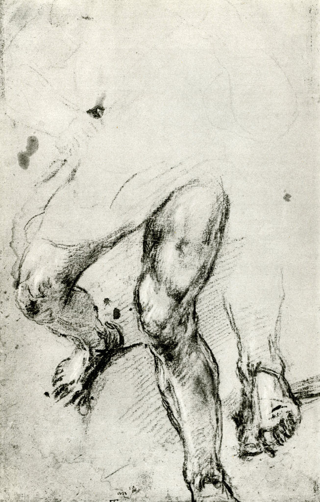 Detail of Study for the Martyrdom of St Lawrence in Venice by Titian