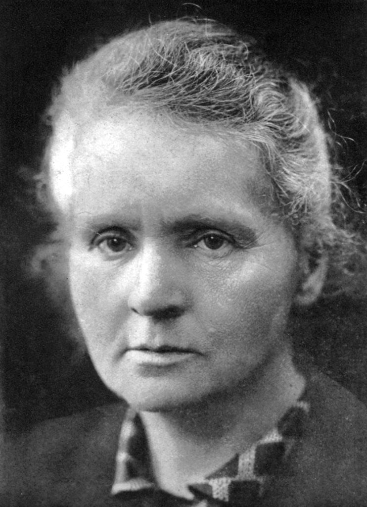 Detail of Marie Curie (1867-1934), Polish-born French physicist by Anonymous