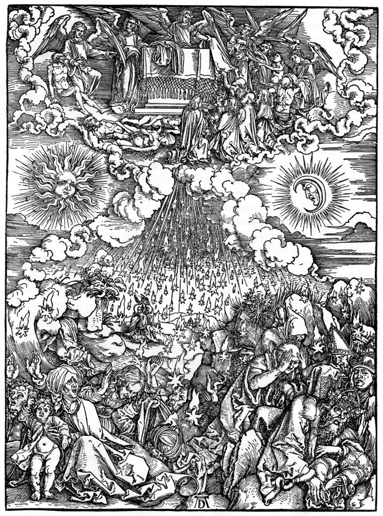 Detail of The Opening of the Fifth and Sixth Seals by Albrecht Dürer