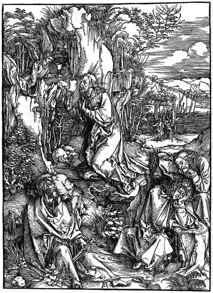 Detail of Agony in the Garden by Albrecht Dürer