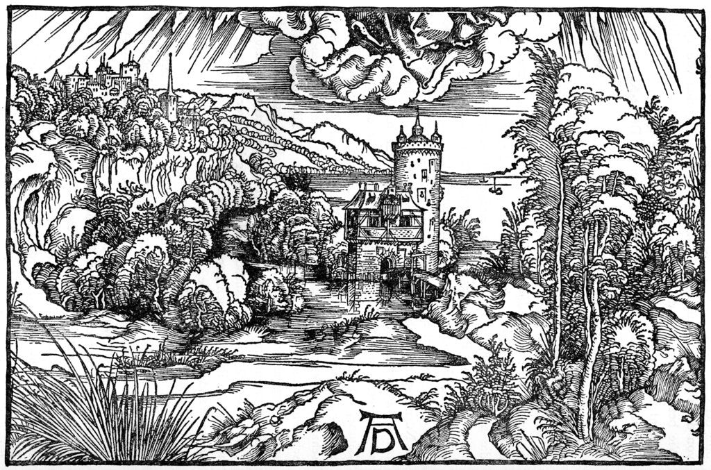 Detail of Landscape by Albrecht Dürer