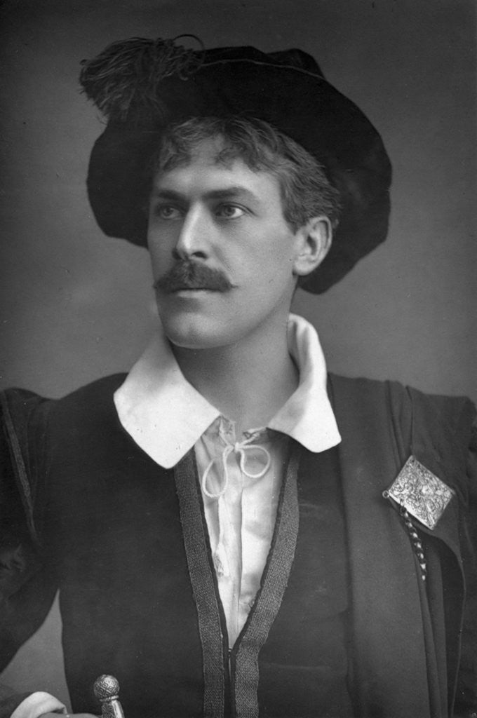 Detail of Sir George Alexander (1858-1918), English actor and theatre manager by W&D Downey