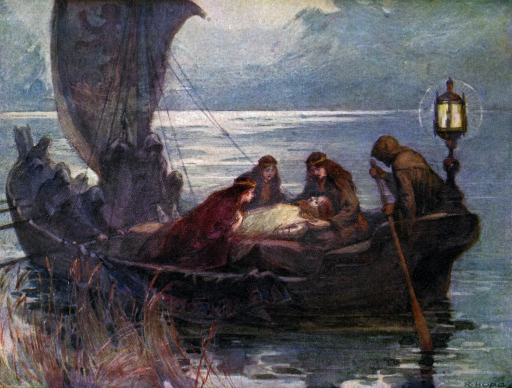 Detail of The Passing of Arthur by Anonymous