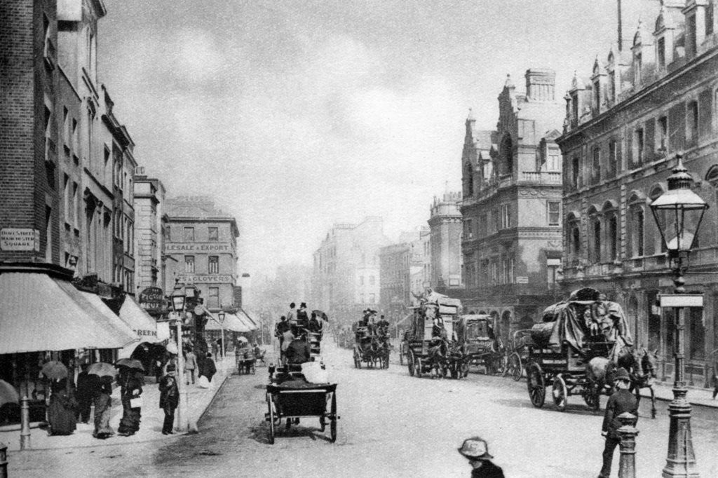 Detail of Oxford Street, London, 1880s by Anonymous