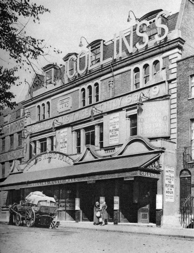 Detail of Collins's Music Hall, Islington, London by McLeish