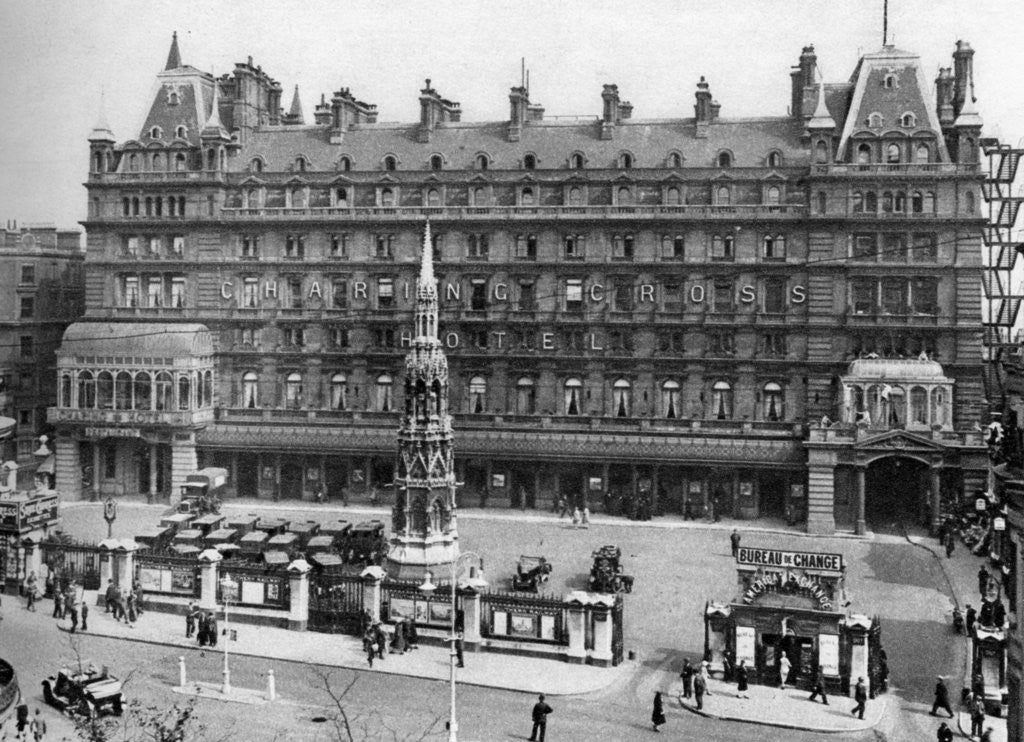 Detail of Charing Cross railway station, London by McLeish